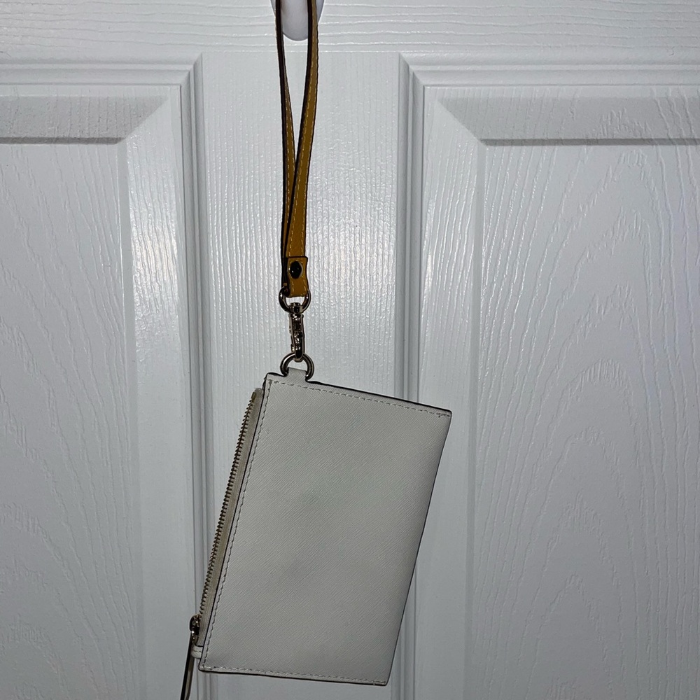 Michael Kors Wristlet With Yellow Strap